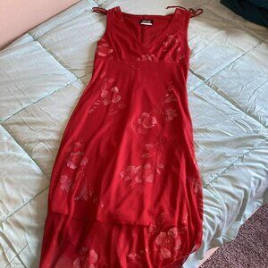 Red Evening Dress (Size M)